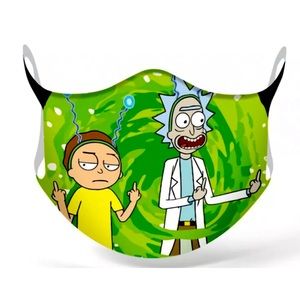 Unopened, brand new Rick & Morty face mask
